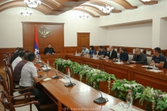 Պետական նախարարի մոտ քննարկվել են պարենային անվտանգության ու տնտեսության աշխատանքի հետ կապված հարցեր