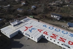 ՌԴ խաղաղապահները ևս 4 բլոկ-մոդուլային քաղաք են տեղադրել Ստեփանակերտում և Մարտունիում