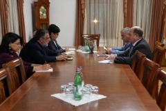 Պարտավոր ենք ապահովել Արցախում ապրող երեխաների խաղաղ մանկությունը. Ռուբեն Վարդանյանն ընդունել է ԿԽՄԿ Լեռնային Ղարաբաղի առաքելության ղեկավարին
