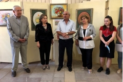 Արվեստասեր գորիսեցիները հաճույքով հաղորդվեցին Գրետա Սահակյանի գեղանկարներին