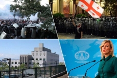 Զախարովան համեմատել է ԱՄՆ արձագանքը՝ Հայաստանում և Վրաստանում բողոքի ցույցերին