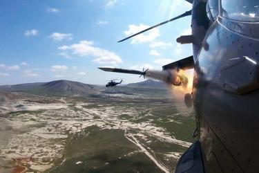 Ադրբեջանի ՌՕՈւ ուղղաթիռները վարժանքներ են անում