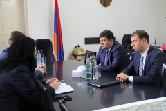 Գևորգ Փարսյանը այսօր ընդունել է Հայաստանում Նիդերլանդների թագավորության արտակարգ և լիազոր դեսպան Նիկոլաս Սխերմերսին և Հայաստանում Ֆրանսիայի դեսպանի խորհրդական Գիյոմ Նարժոլեին