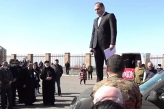 ՈԻՂԻՂ. Ի պաշտպանություն Օնիկ Գասպարյանի՝ ցույց ՊՆ-ի մոտ