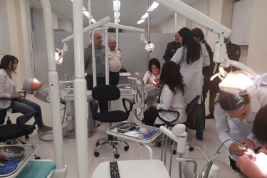 Վրաստանի ռազմաբժշկության վարչության պատվիրակությունը ՝ ԵՊԲՀ-ում