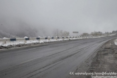 Սարավան-«Զանգեր» ավտոճանապարհին տեղում է ձյուն