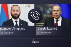 Արարատ Միրզոյանը հեռախոսազրույց է ունեցել Ռուսաստանի Դաշնության ԱԳ նախարար Սերգեյ Լավրովի հետ