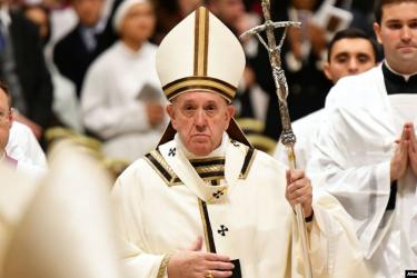 Հռոմի Պապը հղեց Սուրբ Ծննդյան ավանդական ուղերձը