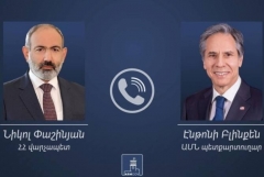 Տեղի է ունեցել Նիկոլ Փաշինյանի և Էնթոնի Բլինքենի հեռախոսազրույցը