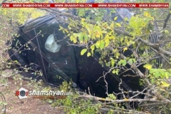 Խոշոր ավտովթար Սյունիքի մարզում. 36-ամյա վարորդը Mercedes-ով մոտ 120 մետր գլորվելով, կողաշրջված վիճակում հայտնվել է ձորում