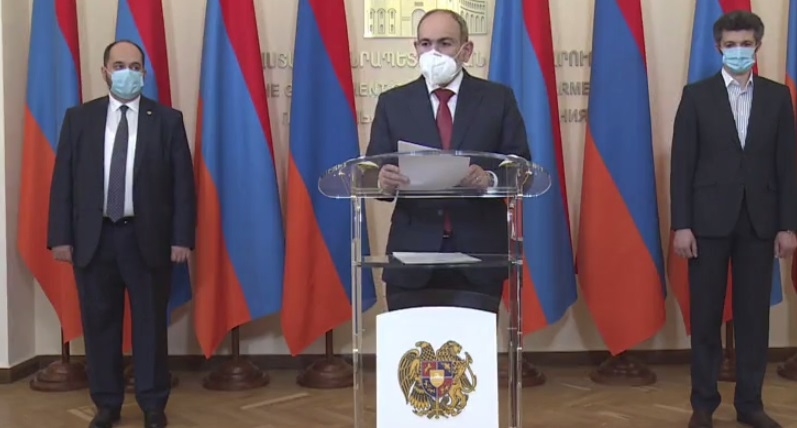 Նիկոլ Փաշինյանի, Արայիկ Հարությունյանի և Արսեն Առաքելյանի ճեպազրույցը | ՈՒՂԻՂ