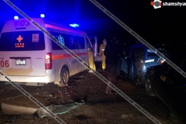 Սյունիքի մարզում վթարի է ենթարկվել կորոնավիրուսով վարակվածին տեղափոխող շտապօգնության ավտոմեքենան