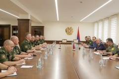 Արշակ Կարապետյանն ընդունել է բանակցությունների համար ՀՀ ժամանած ՌԴ ՊՆ ռազմական մասնագետներին