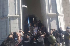 Շուշիի հրթիռակոծված Ղազանչեցոց եկեղեցում հարսանիք է