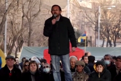 ՈՒՂԻՂ. Ընդդիմության հանրահավաքը Բաղրամյան պողոտայում