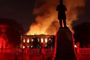 Հրդեհը ոչնչացրել է Բրազիլիայի ազգային թանգարանը