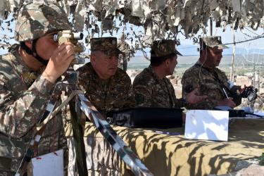 Հրետանավորներն առաջադրված կրակային խնդիրները կատարել են գերազանց