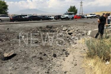 Պայթյուն՝ Երեւան-Սեւան ավտոճանապարհին
