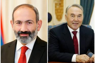 Փաշինյանը հեռախոսազրույց է ունեցել Նազարբաևի հետ