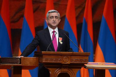 Սերժ Սարգսյանը երկրորդ անգամ ստանձնեց ՀՀ նախագահի պաշտոնը
