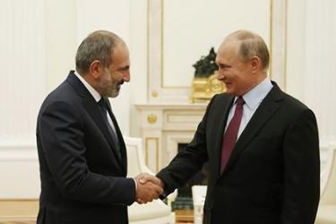 Վլադիմիր Պուտինը շնորհավորել է Նիկոլ Փաշինյանին