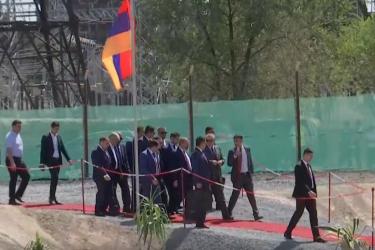 Նիկոլ Փաշինյանը մասնակցում է Երևանում նոր էլեկտրակայանի կառուցման մեկնարկին