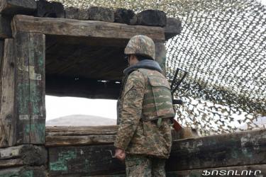 Արցախում հակառակորդի կրակոցից զինծառայող է վիրավորվել. վիճակը ծայրահեղ ծանր է. ԱՀ ՊԲ