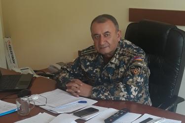 Սյունիքի մարզային փրկարար վարչությունը` արտակարգ դրության պայմաններում